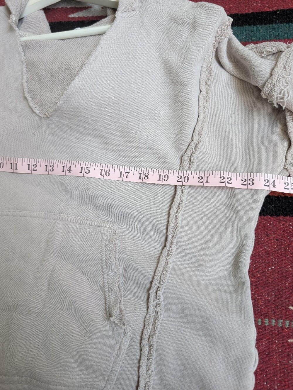 NATURAL LIFE Knit Trim Pullover Sweatshirt Charcoal Gray - Picture 6 of 6